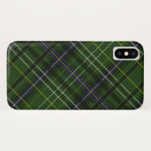 Coques Case-Mate iPhone Tartan en vert (Dos (Horizontal))