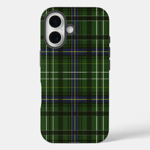 Coques iPhone 16 Tartan en vert
