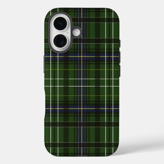 Coques Case-Mate iPhone Tartan en vert (Verso)