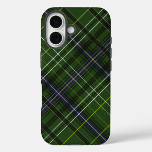 Coques iPhone 16 Tartan en vert