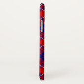 Coques Case-Mate iPhone tartan Hamilton rouge bleu violet carreau (Dos/Droite)