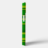 Coques Case-Mate iPhone Tartan jaune vert (Verso / Droite)