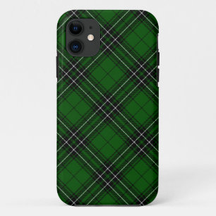 Case-Mate iPhone Case Tartan MacLean Vert et Noir à Carreaux