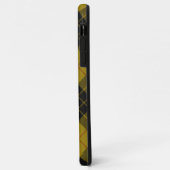 Coques Case-Mate iPhone tartan MacLeod jaune carreaux noir (Dos/Gauche)