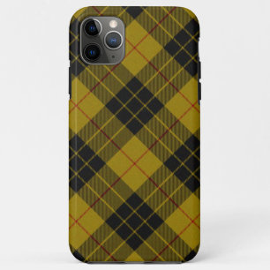 Case-Mate iPhone Case tartan MacLeod jaune carreaux noir