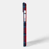 Coques Case-Mate iPhone Tartan MacTavish rouge et bleu plaid (Verso / Gauche)