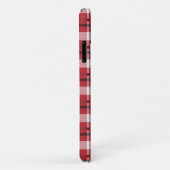 Coques Case-Mate iPhone Tartan monogramme plaid (Dos/Droite)