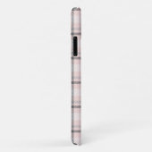 Coques Case-Mate iPhone Tartan monogramme plaid (Dos/Droite)