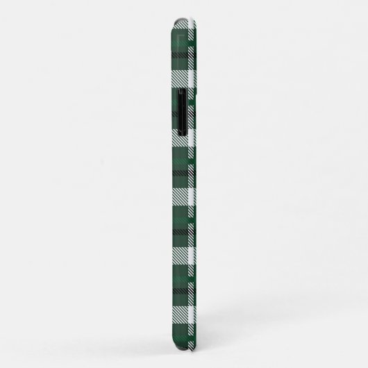 Coques Case-Mate iPhone Tartan monogramme plaid (Dos/Droite)