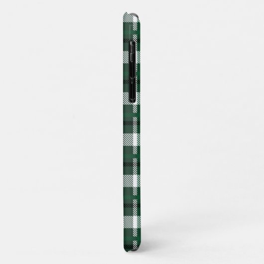 Coques Case-Mate iPhone Tartan monogramme plaid (Dos/Gauche)