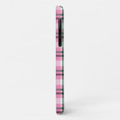 Coques Case-Mate iPhone Tartan monogramme plaid (Dos/Gauche)