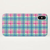 Coques Case-Mate iPhone Tartan, motif de plaid (Dos (Horizontal))