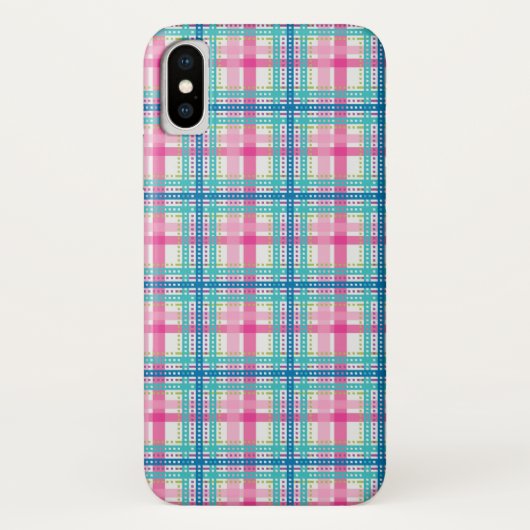 Coques Case-Mate iPhone Tartan, motif de plaid (Dos)