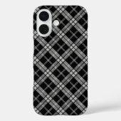 Coques Case-Mate iPhone Tartan noir (Verso)