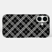 Coques Case-Mate iPhone Tartan noir (Verso (horizontal))