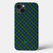 Coques Case-Mate iPhone Tartan officiel Fergusson avec monogramme / nom (Verso)