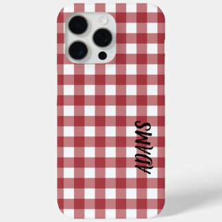 Coque iPhone 15 Pro Max Tartan plaid