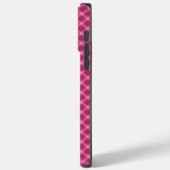 Coques Case-Mate iPhone Tartan rose (Verso / Gauche)