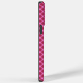 Coques Case-Mate iPhone Tartan rose (Verso / Droite)