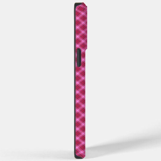 Coques Case-Mate iPhone Tartan rose (Verso / Droite)