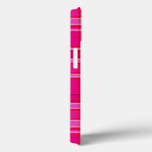Coques Case-Mate iPhone Tartan rose vif (Verso / Droite)