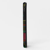 Coques Case-Mate iPhone Tartan rouge et vert (Dos/Gauche)