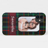 Coques Case-Mate iPhone Tartan rouge et vert (Dos (Horizontal))