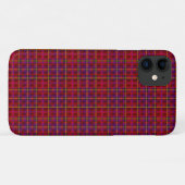 Coques Case-Mate iPhone Tartan Rouge Vérifié Avec Des Sporrans, (Dos (Horizontal))