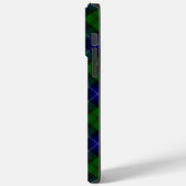 Coques Case-Mate iPhone Tartan Urquhart bleu vert plaid (Verso / Gauche)