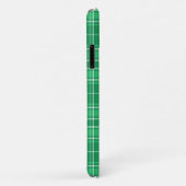 Coques Case-Mate iPhone Tartan - Vert foncé avec des tons verts plus clair (Dos/Droite)
