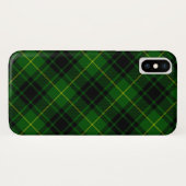 Coques Case-Mate iPhone tartan vert MacArthur carreau (Dos (Horizontal))