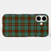 Coques Case-Mate iPhone Tarte de chasse Brown, verte et bleue du clan Fras (Verso (horizontal))