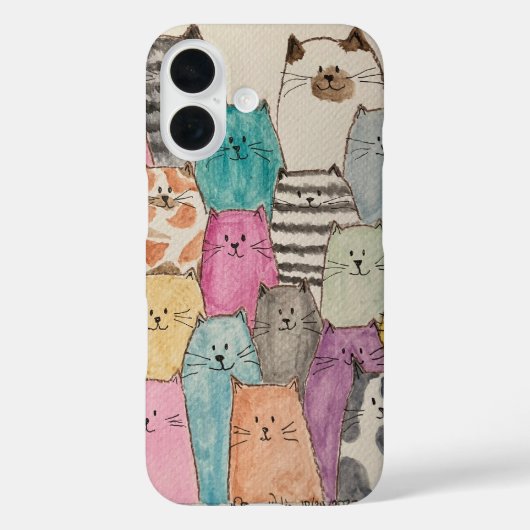 Coques Case-Mate iPhone Tas de chats (Verso)