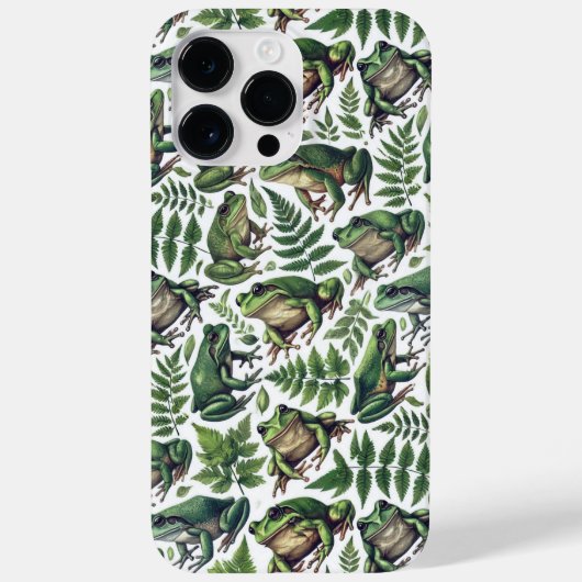 Coques Case-Mate iPhone Tasse Grenouilles de Forêt (Verso)