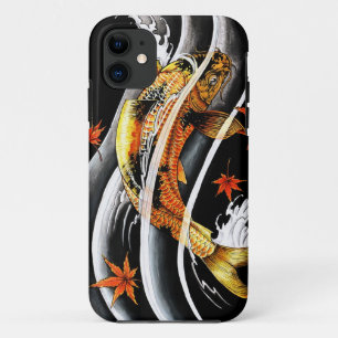 Case-Mate iPhone Case Tatouage chanceux de poissons de Koi d'or japonais