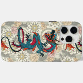Coques Case-Mate iPhone tatouage de dragon clair (Verso (horizontal))