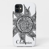 Coques Case-Mate iPhone Tatouage de henné Sun Thunder_Cove (Dos)