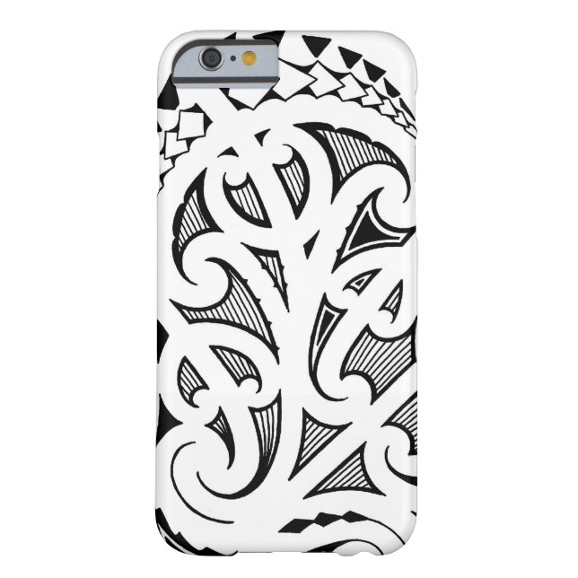 Coques Case-Mate iPhone Tatouage maori de koru/fougère (Dos)