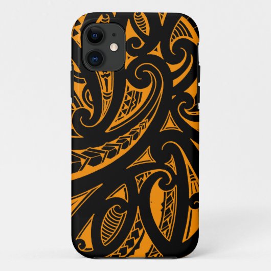 Coques Case-Mate iPhone Tatouage tribal de style maori indigène avec le (Dos)