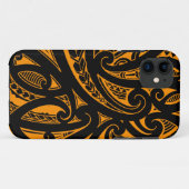Coques Case-Mate iPhone Tatouage tribal de style maori indigène avec le (Dos (Horizontal))
