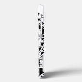 Coques Case-Mate iPhone Tatouage tribal polynésien avec masque tiki (Verso / Gauche)