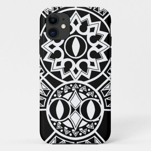Coques Case-Mate iPhone Tatouage tribal polynésien du soleil (Dos)