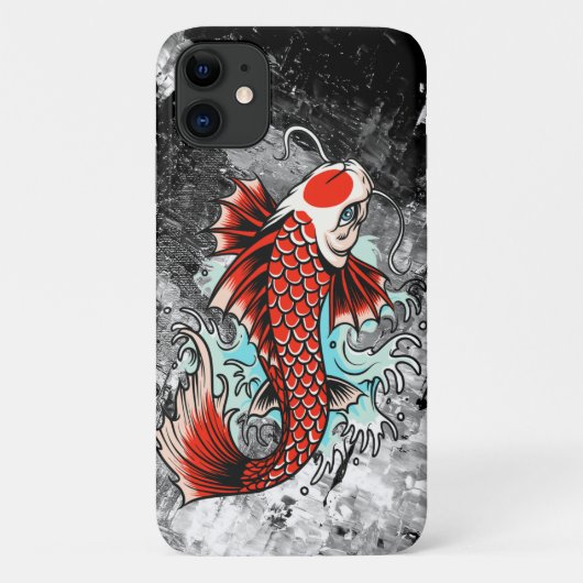 Coques Case-Mate iPhone Tattoo Asian Koi Fish Pond Chinois Eau Japonaise (Dos)