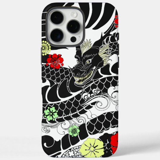 Coques Case-Mate iPhone Tattoo dragon (Verso)