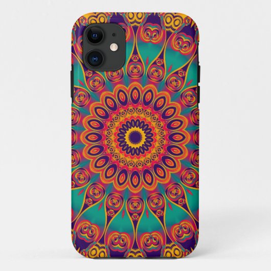 Coques Case-Mate iPhone Tattoo Kaleidoscope Fractal (Dos)
