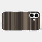 Coques Case-Mate iPhone Taupe bandes (Verso (horizontal))