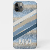 Coques Case-Mate iPhone Taupe bleu foncé Taupe beige Brown (Dos)