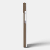 Coques Case-Mate iPhone Taupe et blanc bandes de bonbons Coque-Mate iPhone (Verso / Gauche)