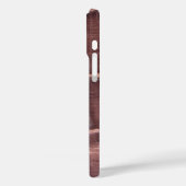 Coques Case-Mate iPhone Taupe moderne Croc Cuir Texture (Verso / Gauche)