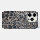 Coques Case-Mate iPhone Taupe moderne Croc Cuir Texture (Verso (horizontal))